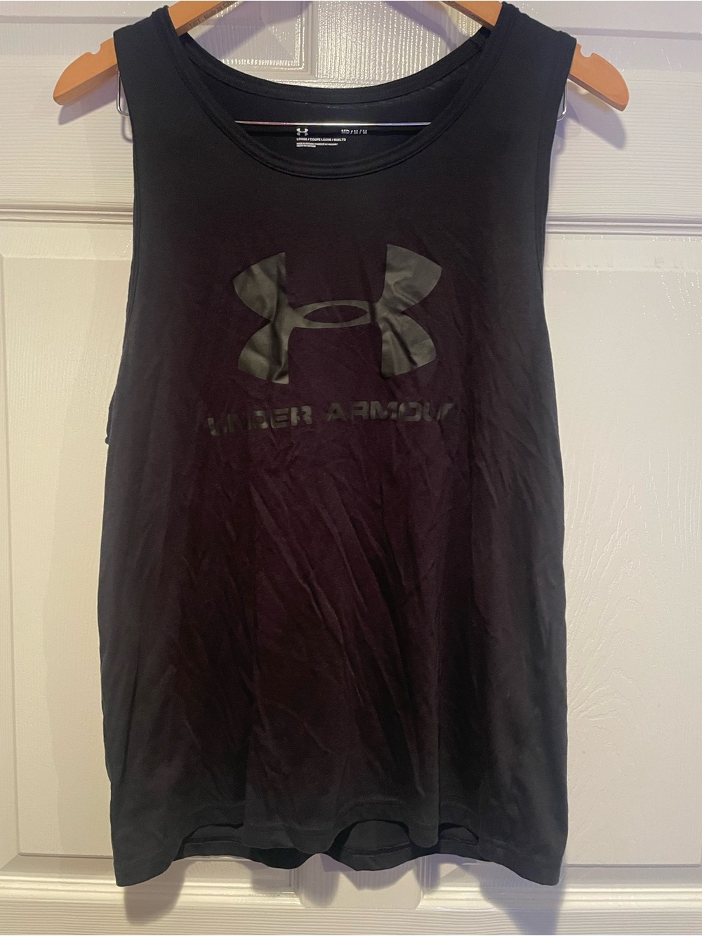 Under Armour Black Men's Logo Sleeveless Tank